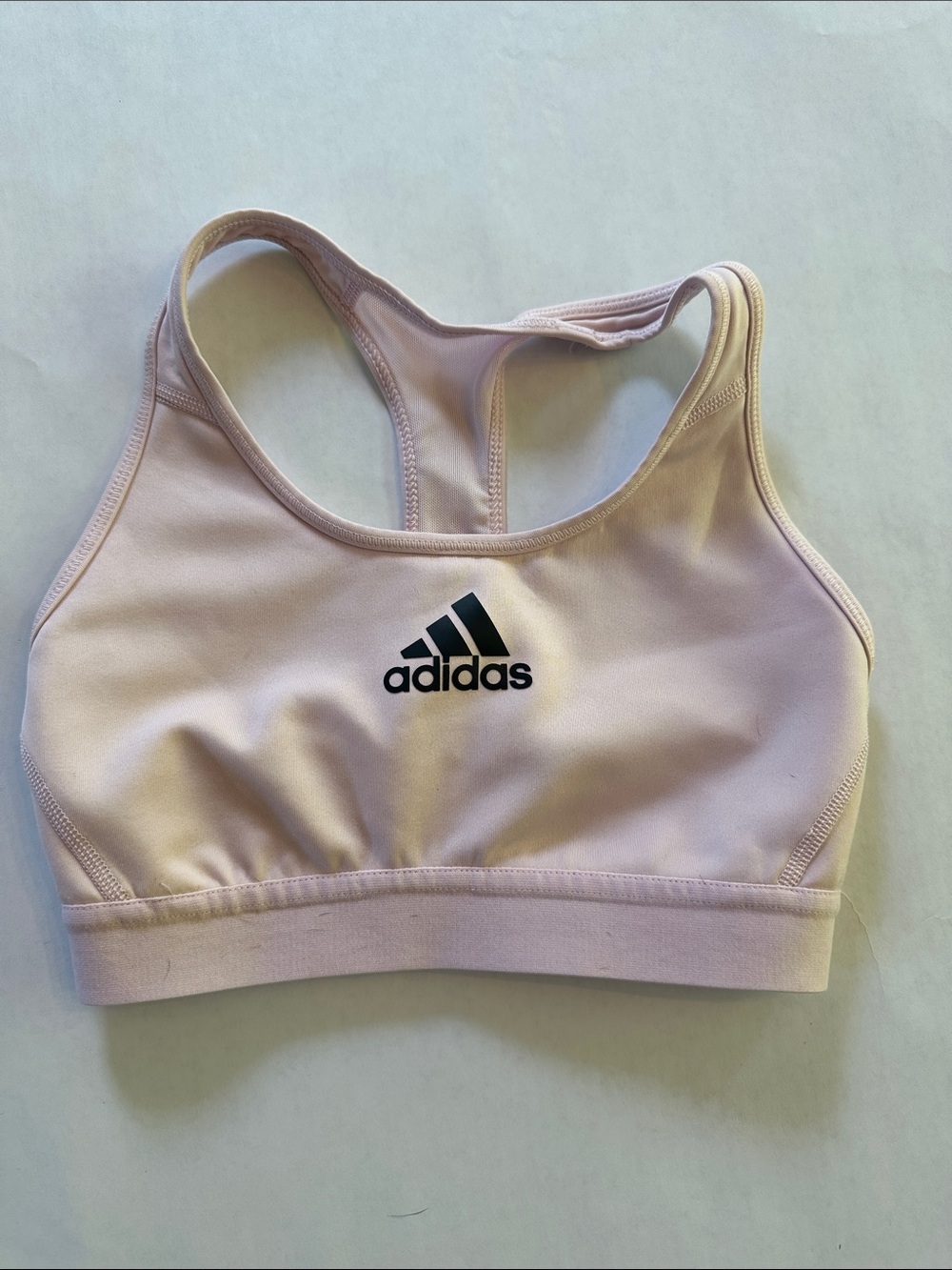 adidas Don't Rest Alphaskin Padded Sports Bra Clear Pink S *READ